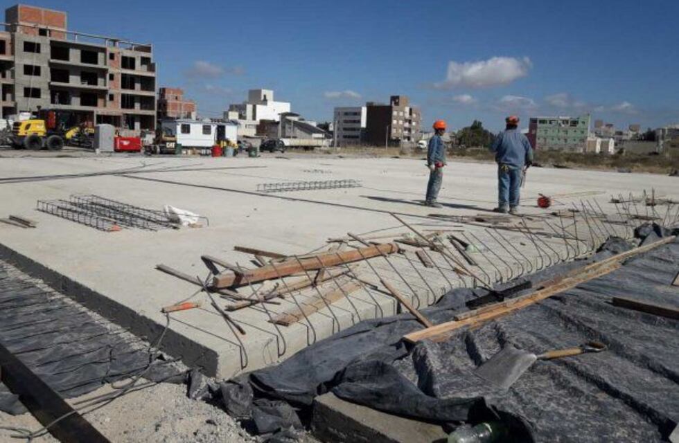 Terminaron la platea para el hospital modular