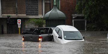 Inundaciones en Bahía Blanca. (Gentileza Clarín)