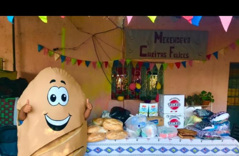 Una panadería maipucina colabora y lleva alegría a los merenderos del departamento