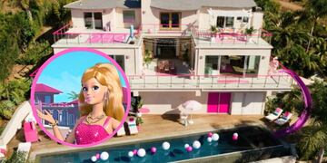 Tres pisos y pileta: así es la casa de Barbie que se puede alquilar.