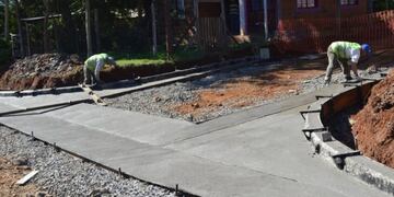 Posadas: continúan en ejecución las obras de desagües