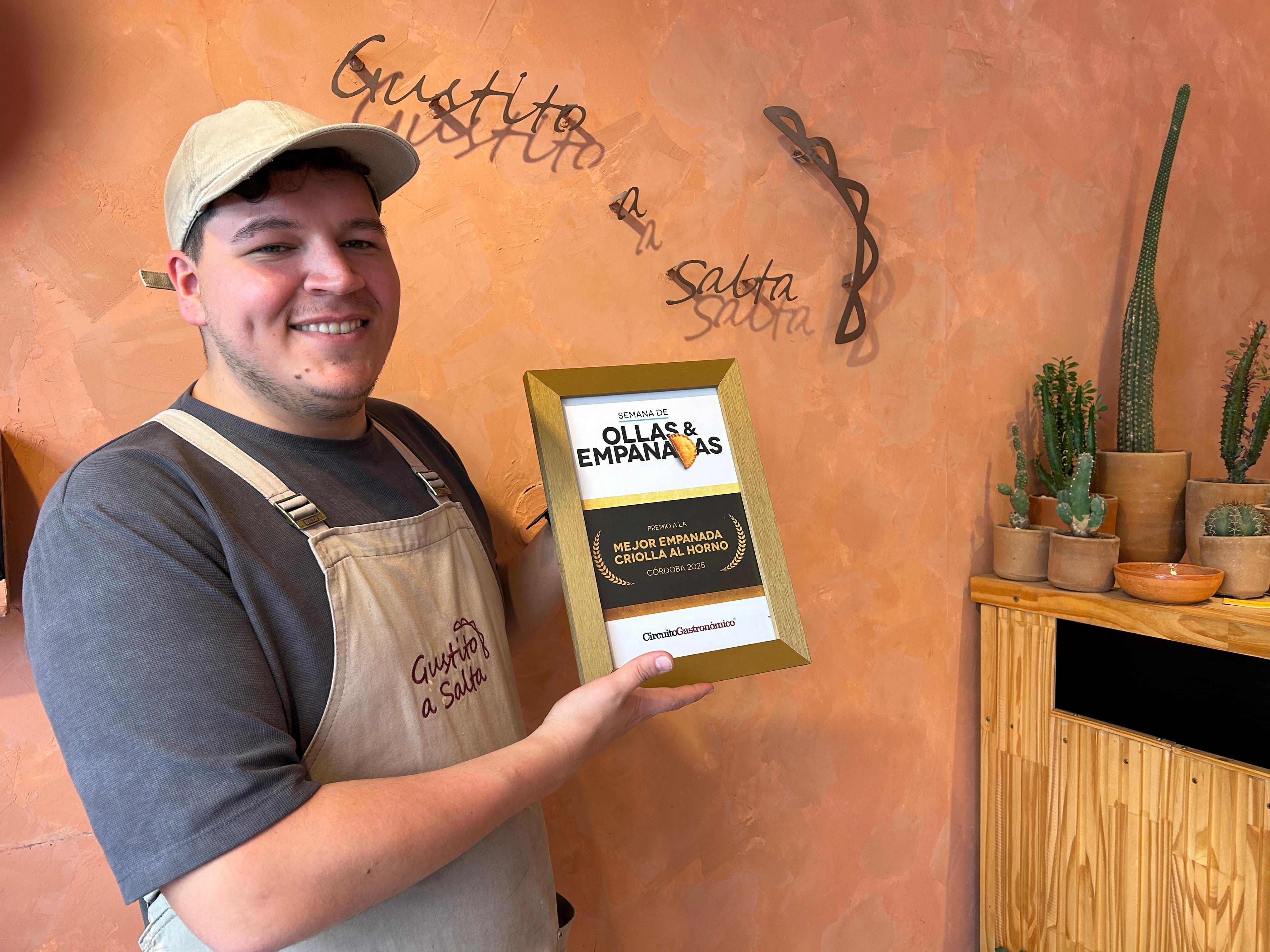 Gustito a Salta ganó el premio a la mejor empanada criolla al horno de Córdoba este 2025.