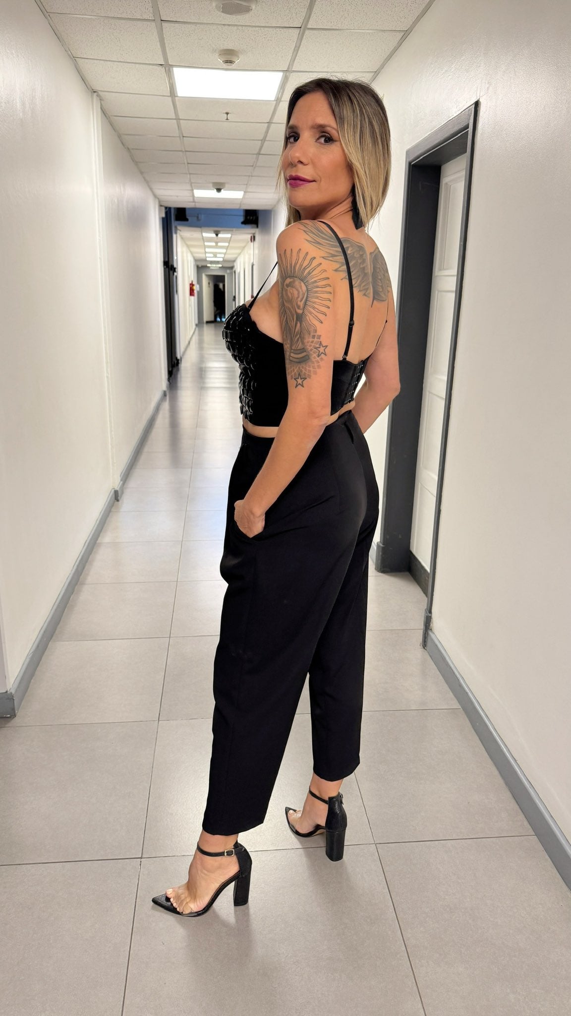 Ángela Lerena celebró el día del tatuaje con una foto que dejó a la vista mucha piel
