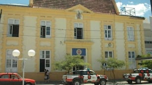 Comisaría de Cosquín, donde permanece detenido el acusado.
