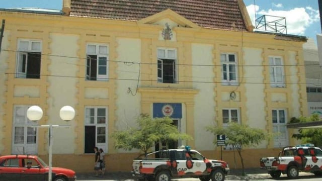 Comisaría de Cosquín, donde permanece detenido el acusado.