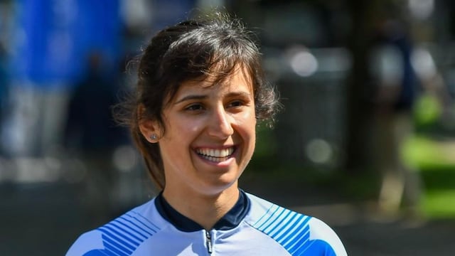La mendocina vive del ciclismo profesional y a un año de competencia UCI, logró hacer podio.