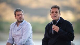 Matías Lammens y Sergio Massa