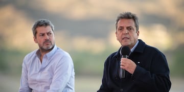 Matías Lammens y Sergio Massa