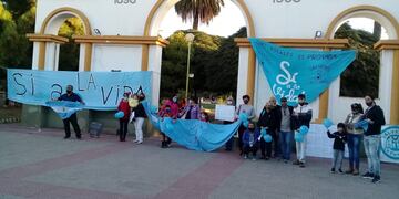 Actividades por la vida en la Plaza General Belgrano