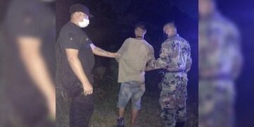 Detienen a un individuo que transportaba marihuana y embistió a un efectivo de Prefectura.