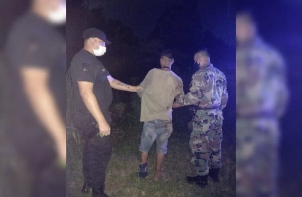 Detienen a un individuo que transportaba marihuana y embistió a un efectivo de Prefectura