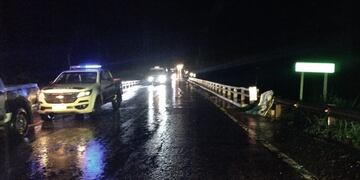 Choque en cadena sobre la ruta 12, en cercanías de Colonia Victoria.
