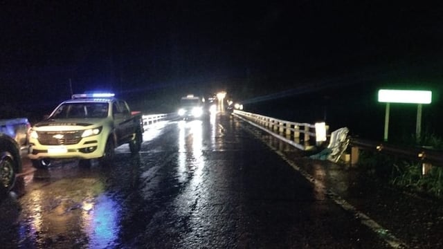 Choque en cadena sobre la ruta 12, en cercanías de Colonia Victoria.