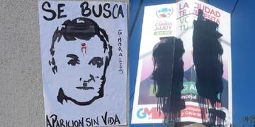 Pegatinas anónimas y carteles de campaña del Frente cambia Jujuy dañados, síntesis de los ataques registrados en las últimas horas.