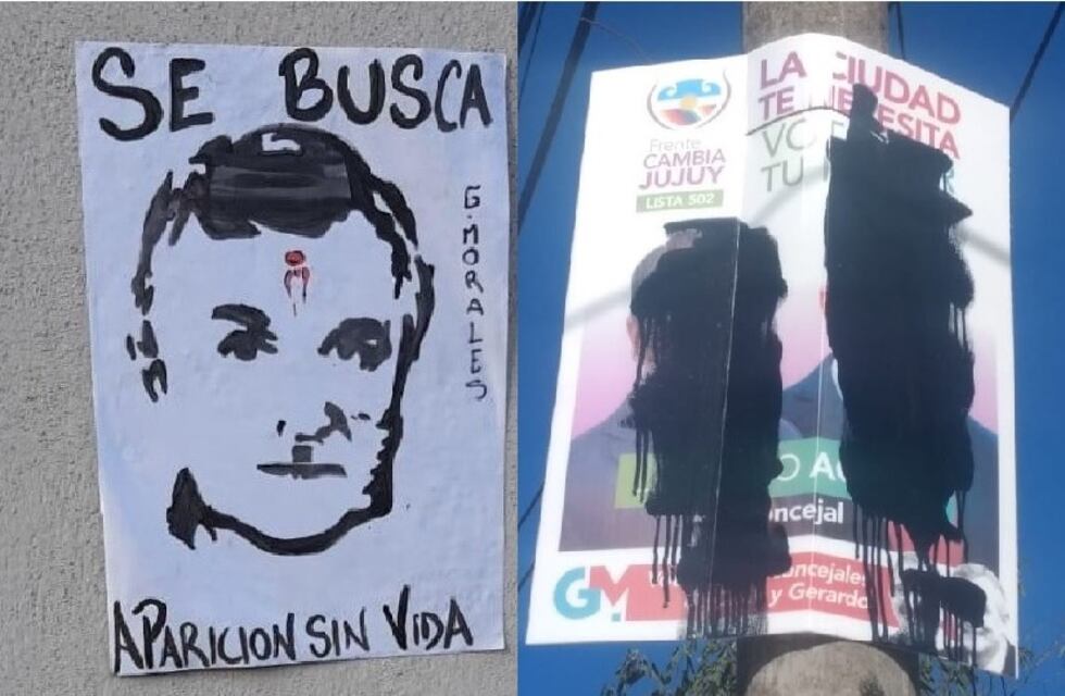 Repudian pintadas y grafitis amenazantes contra el gobernador Morales