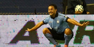 La ranita de César Pereyra. Un delantero muy Picante en Belgrano (Foto: Fotobaires).