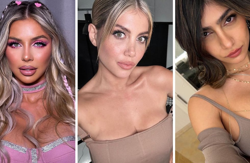 Unas muñecas: así lucirían Romina Malaspina, Wanda Nara y Mia Khalifa si fueran Barbies