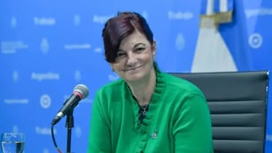 La ministra de Trabajo, Raquel "Kelly" Olmos.