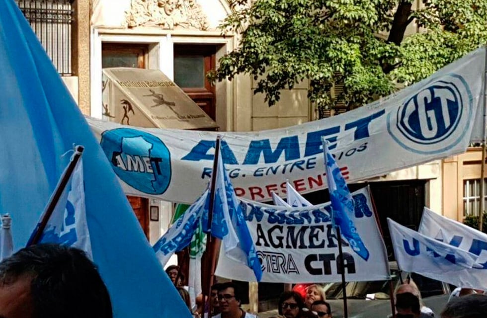 Paro docente nacional: AGMER y AMET adhieren en Entre Ríos