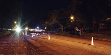Siniestro vial en Panambí se cobró la vida de un adolescente.