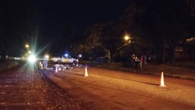 Siniestro vial en Panambí se cobró la vida de un adolescente.