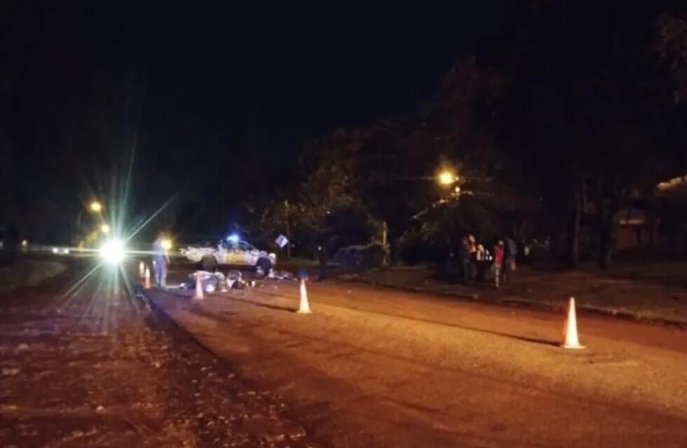 Siniestro vial en Panambí se cobró la vida de un adolescente