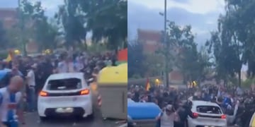 Impactante choque múltiple en Catalunya