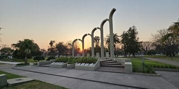 Monumento al Centenario Plaza principal 25 de Mayo