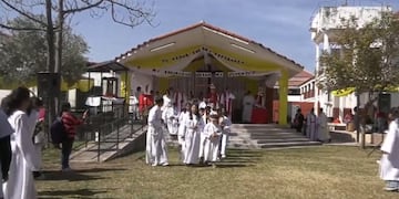 El santuario de Nuestra Señora del Rosario de Río Blanco y Paypaya recibió a los monaguillos de la diócesis de Jujuy.
