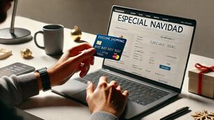 Promociones navideñas en tiendas bancarias