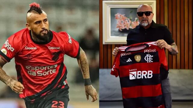 Arturo Vidal y Jorge Sampaoli enfrentados