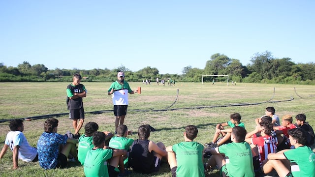 El club Quirquinchos Verdes de Río Ceballos, víctima de la inseguridad. (Gentileza)