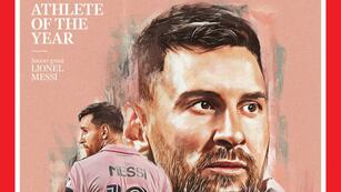 Lionel Messi es portada en la revista Time Magazine. Foto: Prensa
