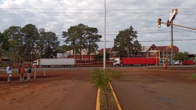 Restringen el tránsito por avenida Aguado y Quaranta por obras en Posadas.