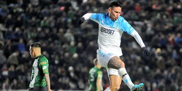 Matías Rojas se vistió de goleador y adelantó a la "Academia" en su visita a Banfield.