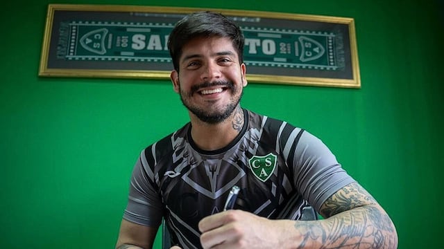 Lucas Acosta, surgido en Belgrano, será rival de Talleres con Sarmiento de Junín este sábado.