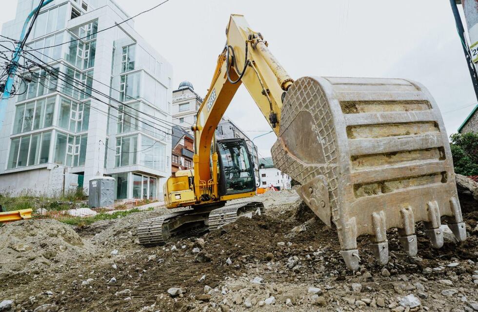 Ushuaia: avanzan los trabajos sobre la calle Yaganes