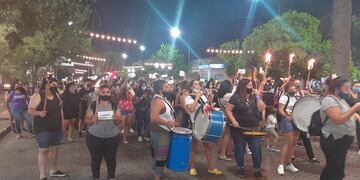 Movilización en Rafaela pidiendo Justicia por Úrsula Bahillo