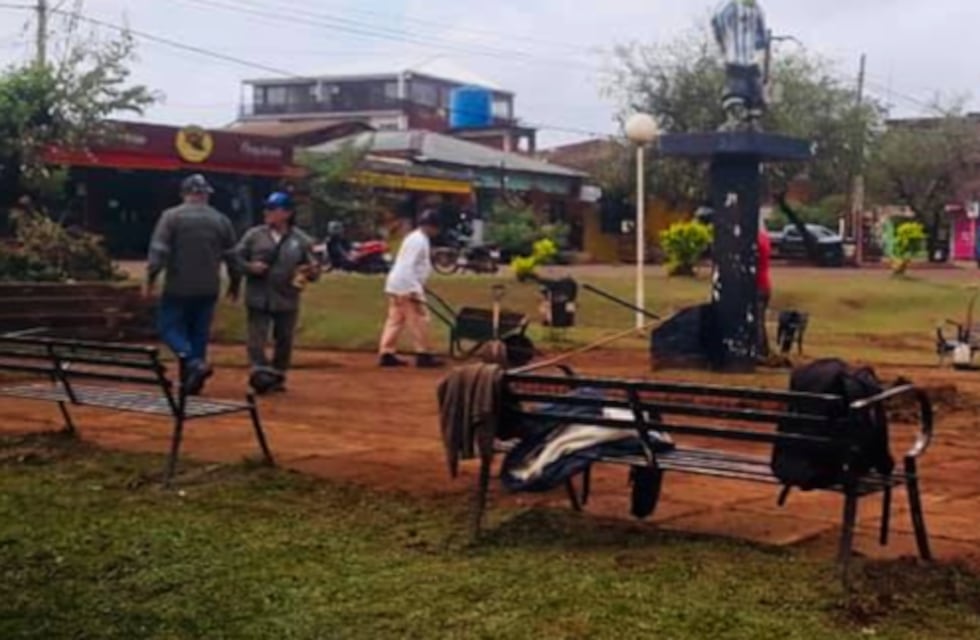 La Plaza de los Niños se encuentra en obras y mantenimiento en Puerto Iguazú