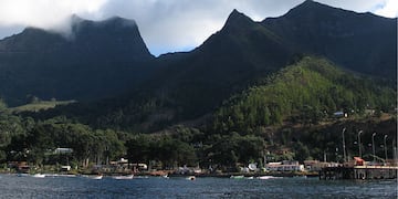 Juan Fernández, una de las islas evacuadas de Chile.