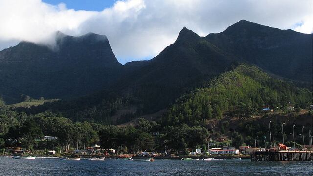 Juan Fernández, una de las islas evacuadas de Chile.