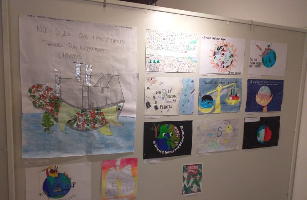 Se exponen los bocetos del concurso Eco Murales en el Museo de Bellas Artes de Tres Arroyos