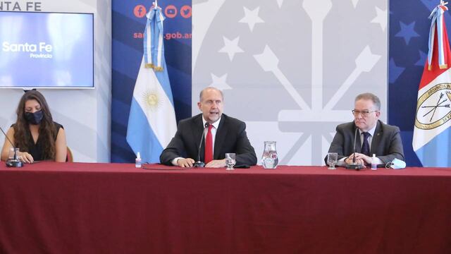 El rafaelino asistió al encuentro en Rosario junto con el ministro de Seguridad, Jorge Lagna.