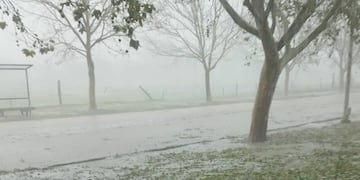 Un intenso temporal cayó en Córdoba durante la tarde del jueves.