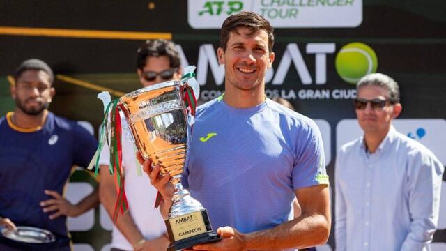 El zurdo de 32 años se quedó con la segunda edición del torneo de Ambato.