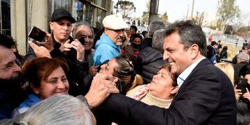 Sergio Massa participó esta semana de la inauguración de una obra vial en Moreno (Foto: HCDN)