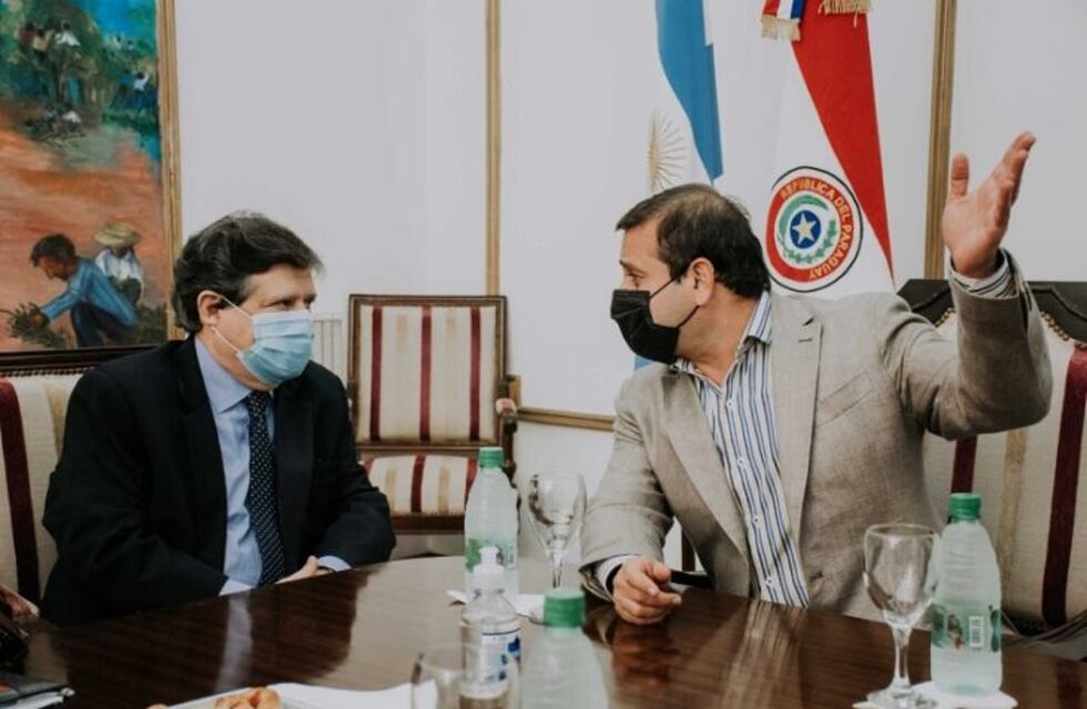 Reunión entre el canciller de Paraguay y el gobernador de Misiones: hablaron de la reapertura del puente Posadas-Encarnación
