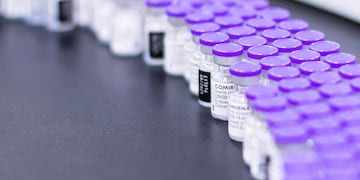 Vacunas contra el Covid-19. (Pfizer vía AP/Archivo)