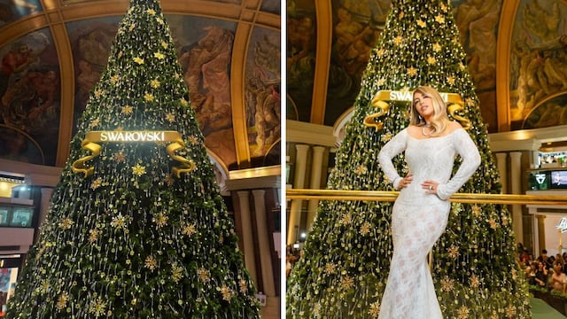 Dónde queda el enorme árbol de Navidad con 8 mil cristales de Swarovski en Buenos Aires