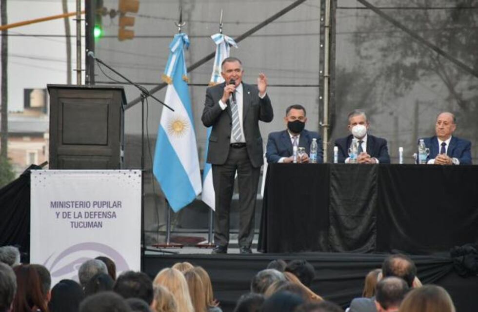 En Aguilares Jaldo inauguró la nueva oficina que nuclea los servicios del ministerio Pupilar y de la Defensa